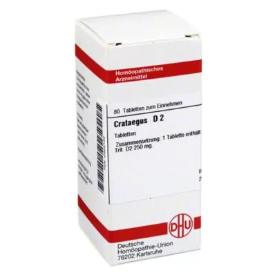 CRATAEGUS D 2 tablets, 80 pc CRATAEGUS D 2 tablets, 80 pc