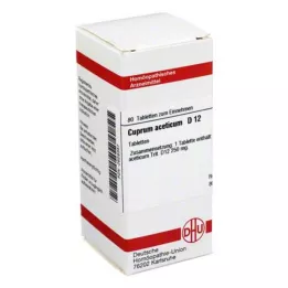 CUPRUM ACETICUM D 12 tablets, 80 pc