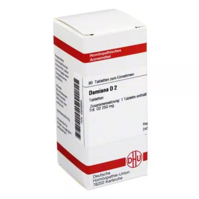 DAMIANA D 2 tablets, 80 pc