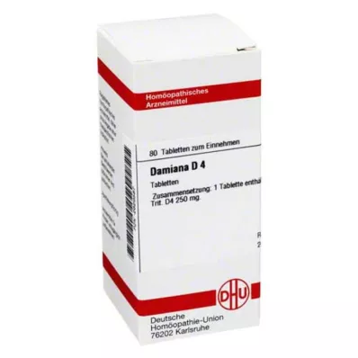 DAMIANA D 4 tablets, 80 pc