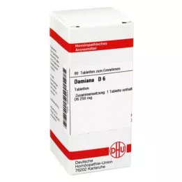 DAMIANA D 6 tablets, 80 pc