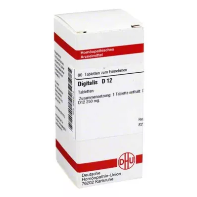 DIGITALIS D 12 tablets, 80 pc DIGITALIS D 12 tablets, 80 pc