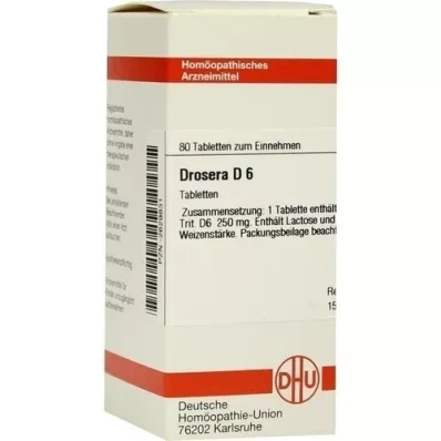DROSERA D 6 tablets, 80 pc