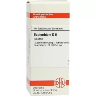 EUPHORBIUM D 6 tablets, 80 pc