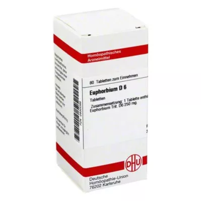 EUPHORBIUM D 6 tablets, 80 pc EUPHORBIUM D 6 tablets, 80 pc