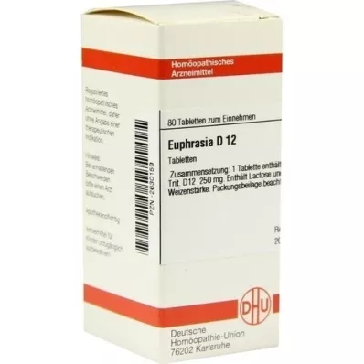 EUPHRASIA D 12 tablets, 80 pc