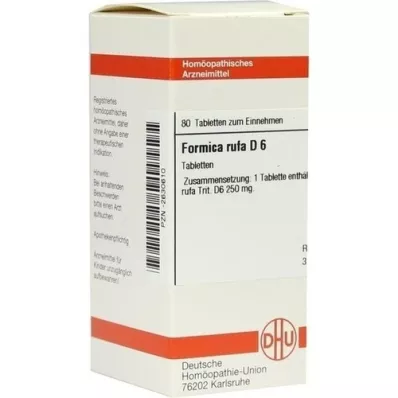 FORMICA RUFA D 6 tablets, 80 pc