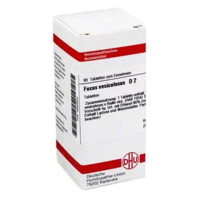 FUCUS VESICULOSUS D 2 tablets, 80 pc