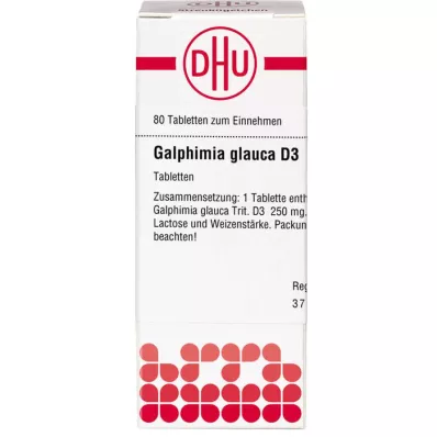 GALPHIMIA GLAUCA D 3 tablets, 80 pc