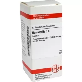 HAMAMELIS D 6 tablets, 80 pc