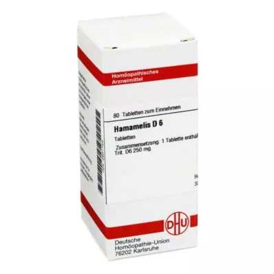 HAMAMELIS D 6 tablets, 80 pc HAMAMELIS D 6 tablets, 80 pc