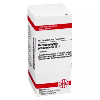 HARPAGOPHYTUM PROCUMBENS D 6 tablets, 80 pc HARPAGOPHYTUM PROCUMBENS D 6 tablets, 80 pc