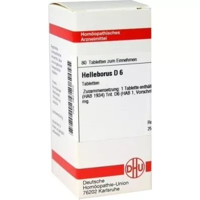 HELLEBORUS D 6 tablets, 80 pc