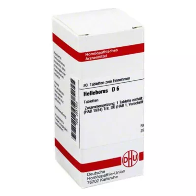 HELLEBORUS D 6 tablets, 80 pc HELLEBORUS D 6 tablets, 80 pc