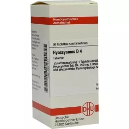 HYOSCYAMUS D 4 tablets, 80 pc