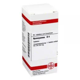 HYOSCYAMUS D 4 tablets, 80 pc