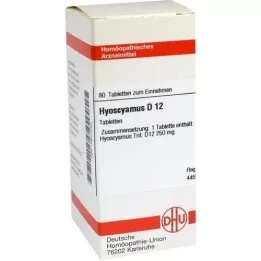 HYOSCYAMUS D 12 tablets, 80 pc