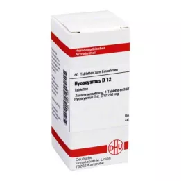 HYOSCYAMUS D 12 tablets, 80 pc