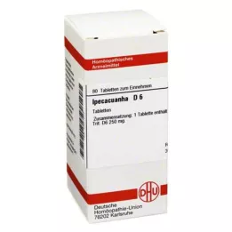 IPECACUANHA D 6 tablets, 80 pc