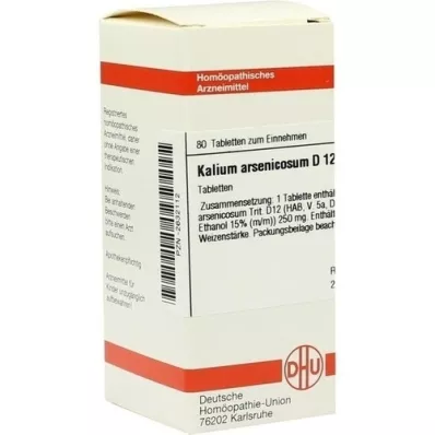 KALIUM ARSENICOSUM D 12 tablets, 80 pc