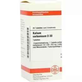 KALIUM CARBONICUM D 30 tablets, 80 pc