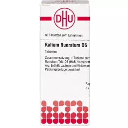 KALIUM FLUORATUM D 6 tablets, 80 pc