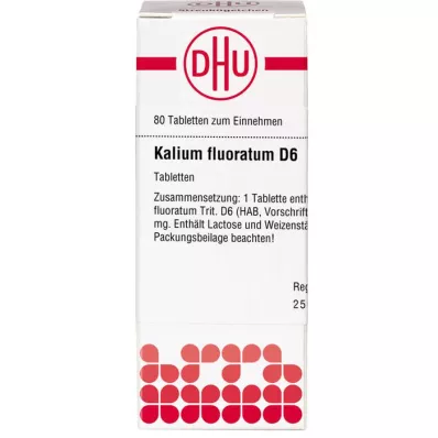 KALIUM FLUORATUM D 6 tablets, 80 pc
