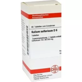 KALIUM SULFURICUM D 6 tablets, 80 pc