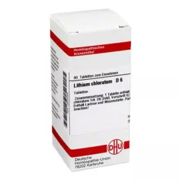 LITHIUM CHLORATUM D 6 tablets, 80 pc