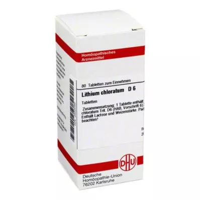 LITHIUM CHLORATUM D 6 tablets, 80 pc