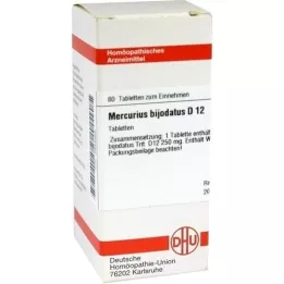 MERCURIUS BIJODATUS D 12 tablets, 80 pc