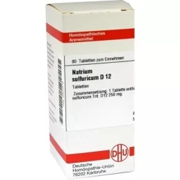 NATRIUM SULFURICUM D 12 tablets, 80 pc