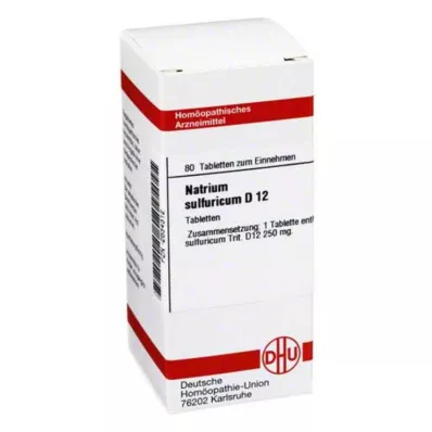 NATRIUM SULFURICUM D 12 tablets, 80 pc