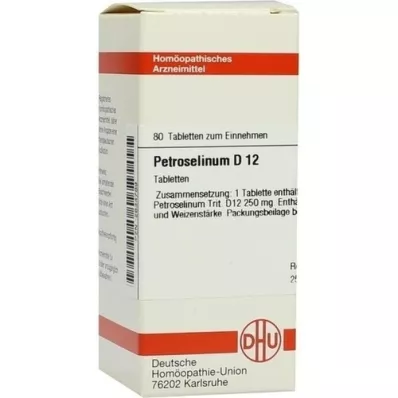 PETROSELINUM D 12 tablets, 80 pc