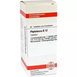 PHYTOLACCA D 12 tablets, 80 pc