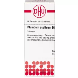 PLUMBUM ACETICUM D 12 tablets, 80 pc