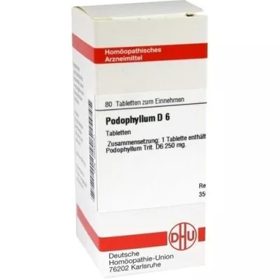 PODOPHYLLUM D 6 tablets, 80 pc