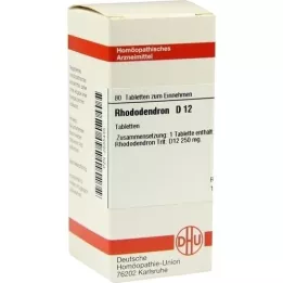 RHODODENDRON D 12 tablets, 80 pc