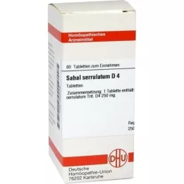 SABAL SERRULATUM D 4 tablets, 80 pc