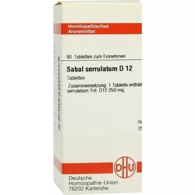 SABAL SERRULATUM D 12 tablets, 80 pc