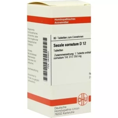 SECALE CORNUTUM D 12 tablets, 80 pc