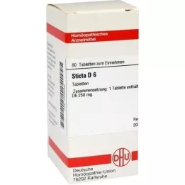 STICTA D 6 tablets, 80 pc