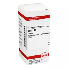 STICTA D 6 tablets, 80 pc