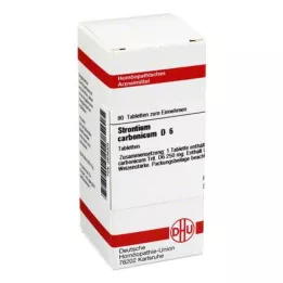 STRONTIUM CARBONICUM D 6 tablets, 80 pc