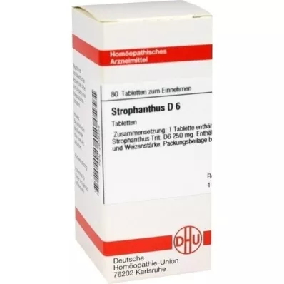 STROPHANTHUS D 6 tablets, 80 pc