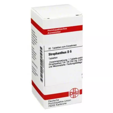 STROPHANTHUS D 6 tablets, 80 pc
