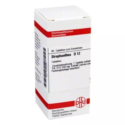 STROPHANTHUS D 12 tablets, 80 pc