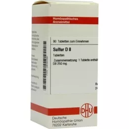 SULFUR D 8 tablets, 80 pc