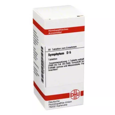 SYMPHYTUM D 6 tablets, 80 pc SYMPHYTUM D 6 tablets, 80 pc