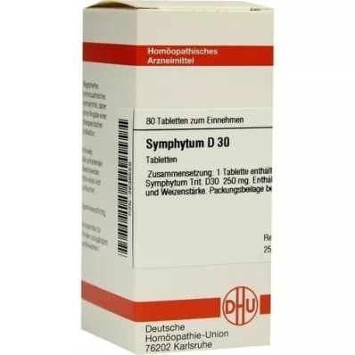 SYMPHYTUM D 30 tablets, 80 pc